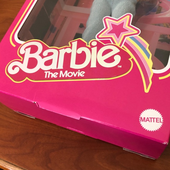 Barbie the Movie Ken Doll Denim Jean Vest NWT Mattel Ken - Picture 3 of 9